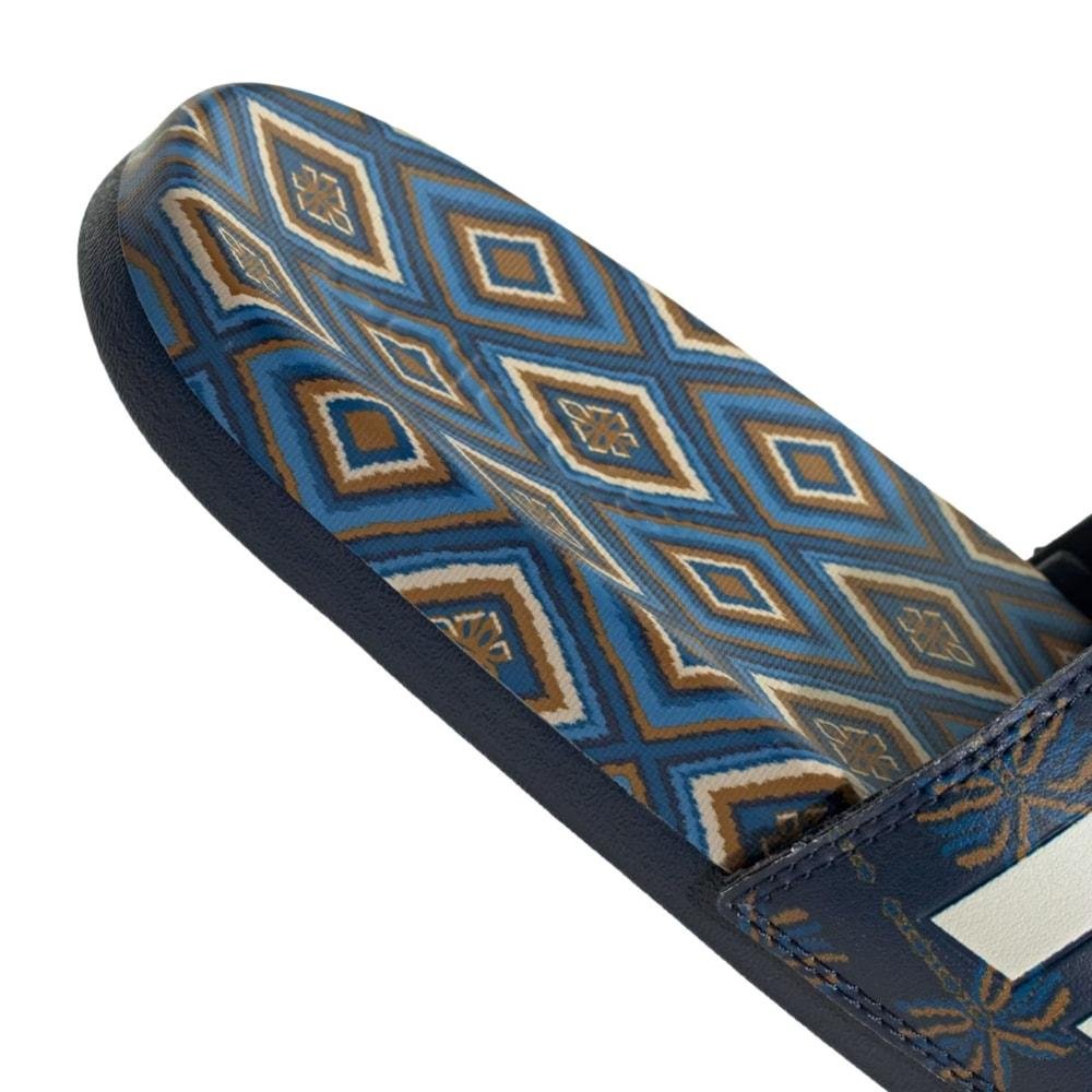 Chinelo Adidas Adilette Comfort Sandals Night Indigo / Cream White Azul 5