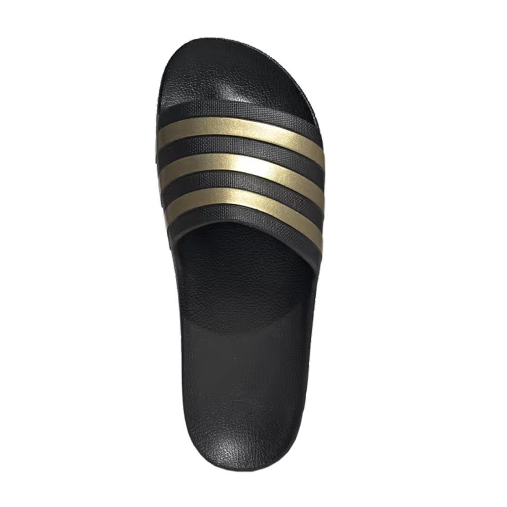 Adilette Aqua Slides Preto Dourado Preto/Dourado 3