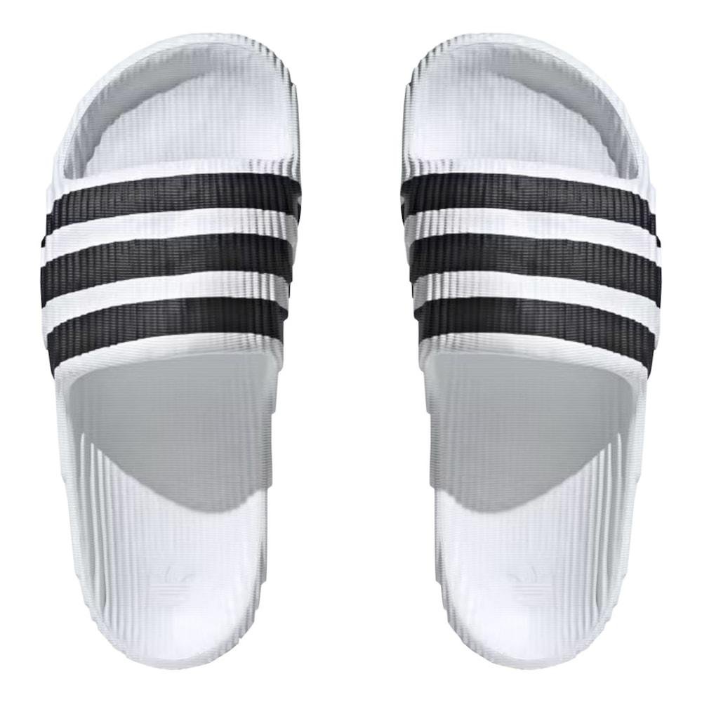Chinelo Adidas Adilette 22 White Black