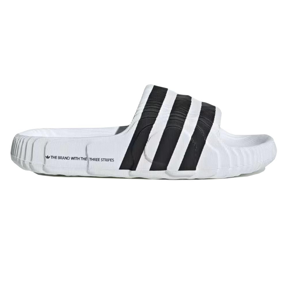 Chinelo Adidas Adilette 22 White Black Branco 2