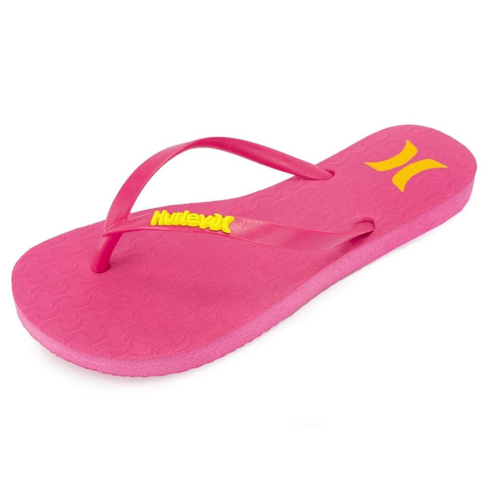 Chinelo Feminino Hurley Icon Rosa Pink Rosa 2