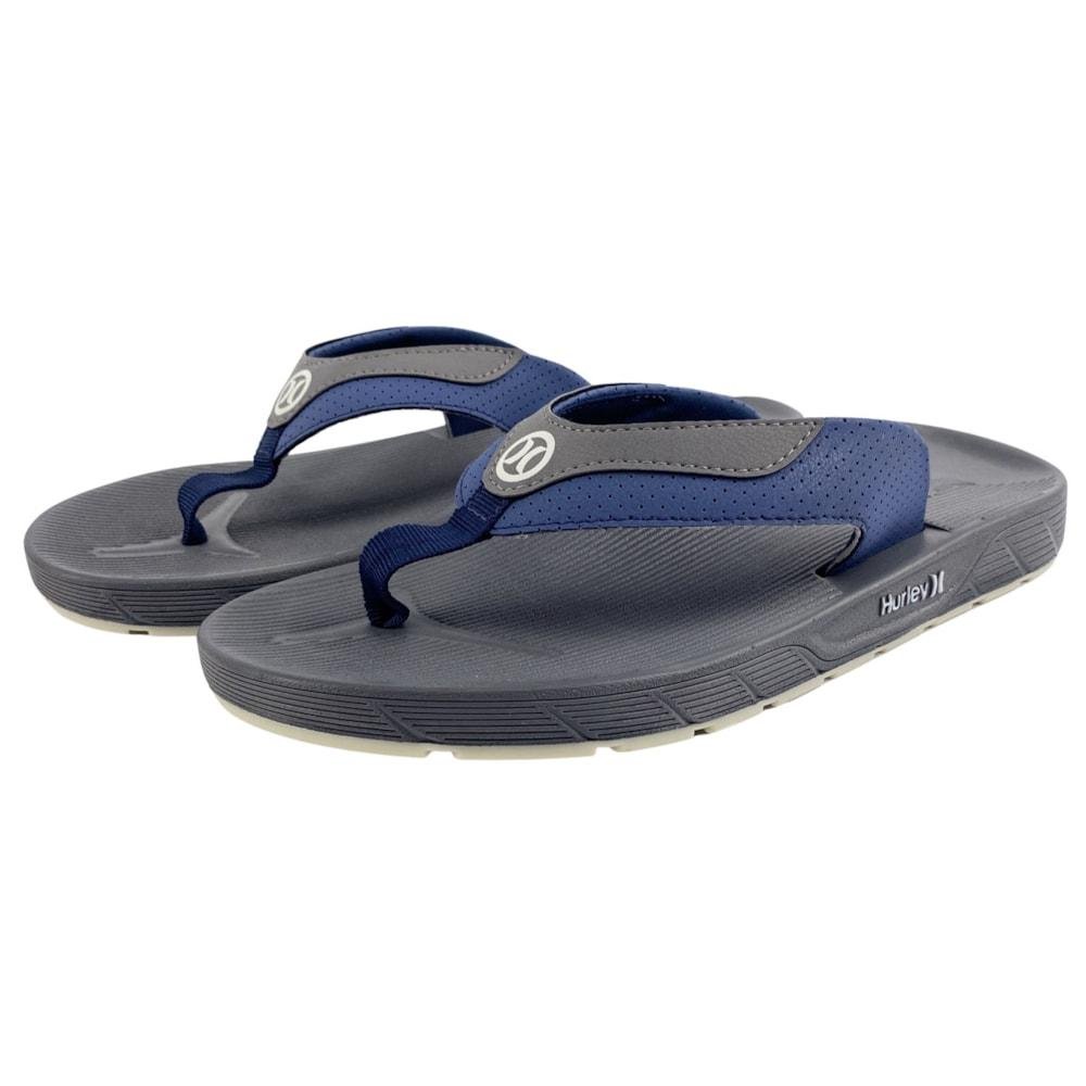 Chinelo Hurley Deck X-Fuse Branco Marinho Cinza 2