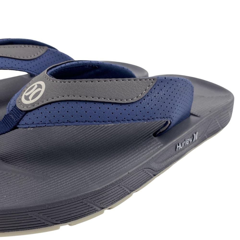 Chinelo Hurley Deck X-Fuse Branco Marinho Cinza 3