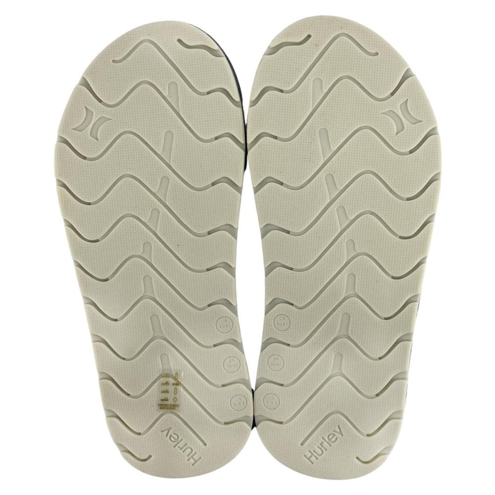 Chinelo Hurley Deck X-Fuse Branco Marinho Cinza 4