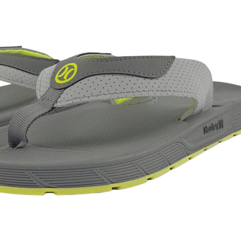 Chinelo Hurley Deck X-Fuse Verde Cinza Cinza 3