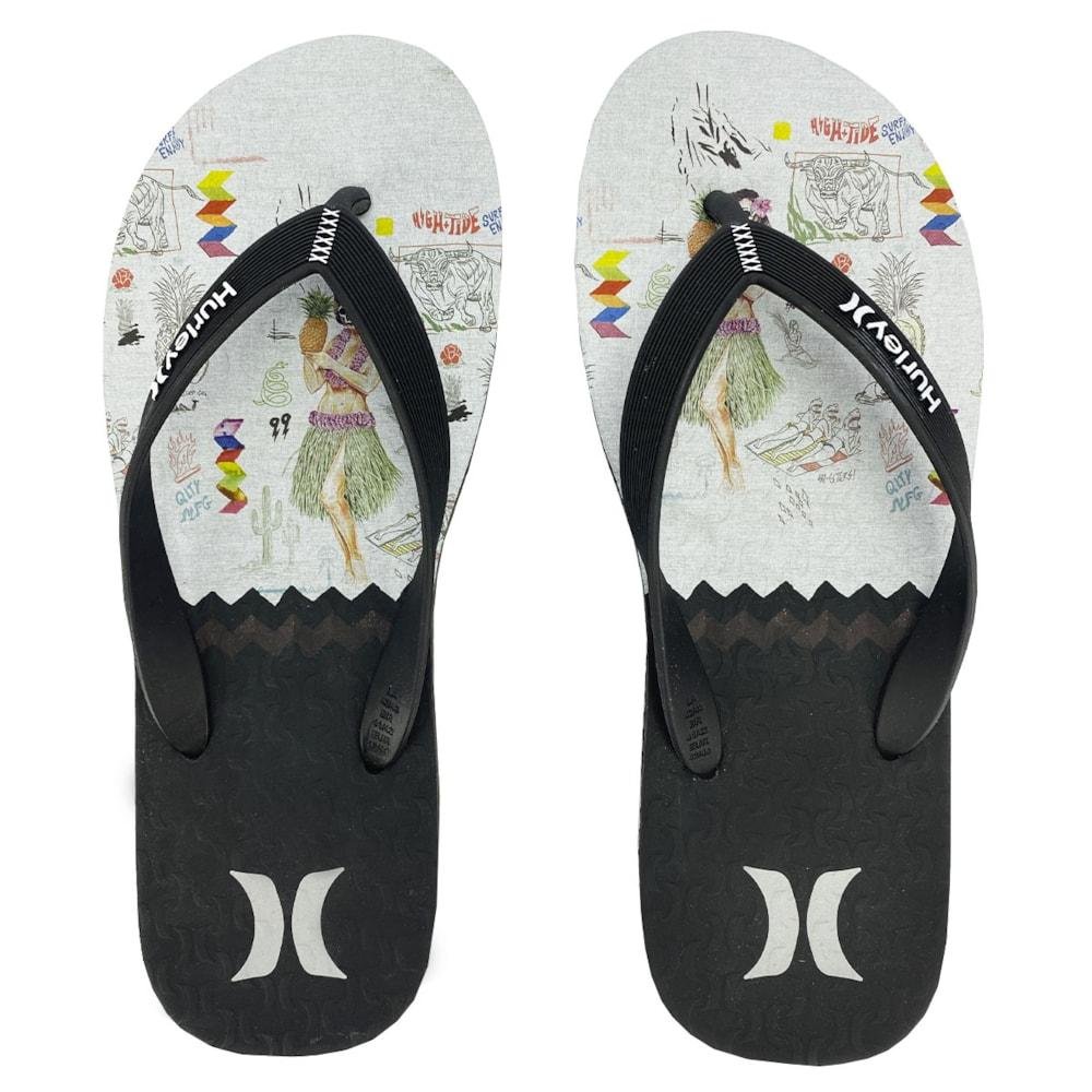 Chinelo Hurley High Tide Preto