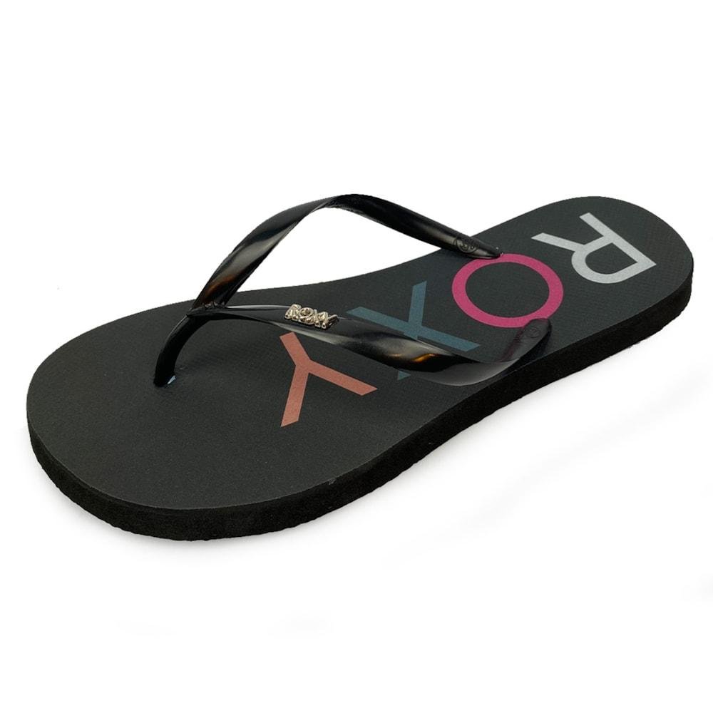 Chinelo Feminino Roxy Vista Preto Preto 2