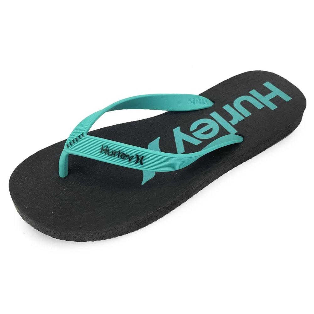 Chinelo Hurley Only e Only Preto e Azul Azul 2
