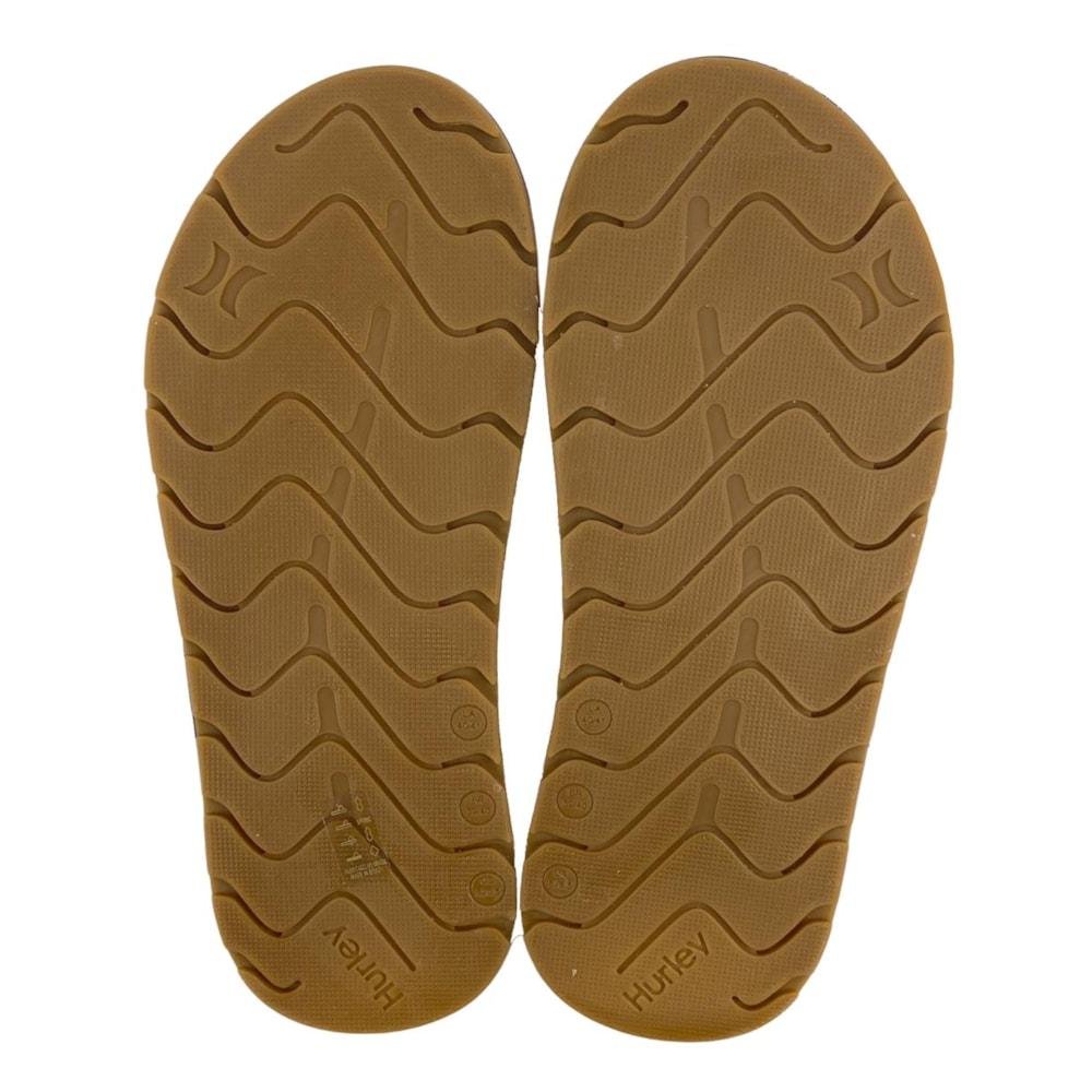 Chinelo Hurley Deck X-Fuse Camel Preto Preto/Marrom 4