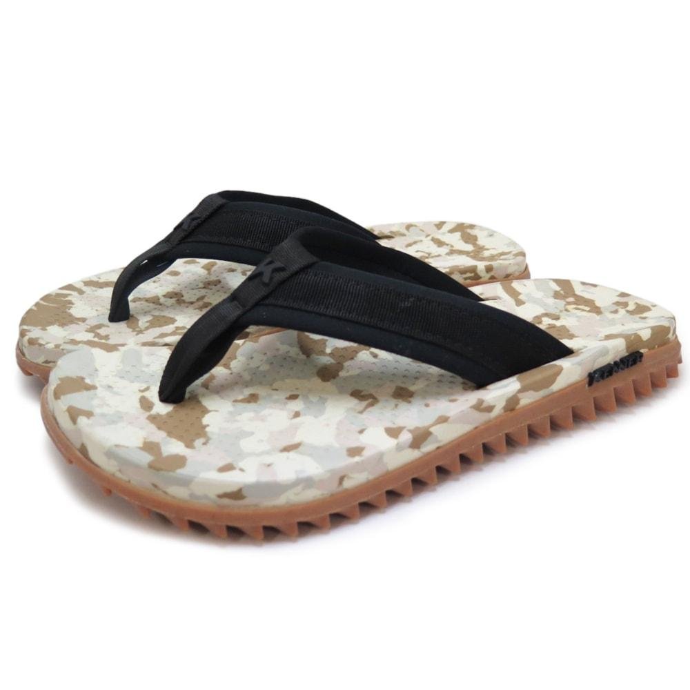 Chinelo Kenner K-Pro Cushy Bege Preto/Bege 2