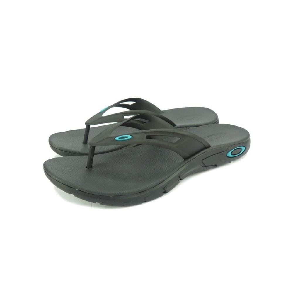 Chinelo Masculino Oakley Rest 2.0 Jet Black Preto 2