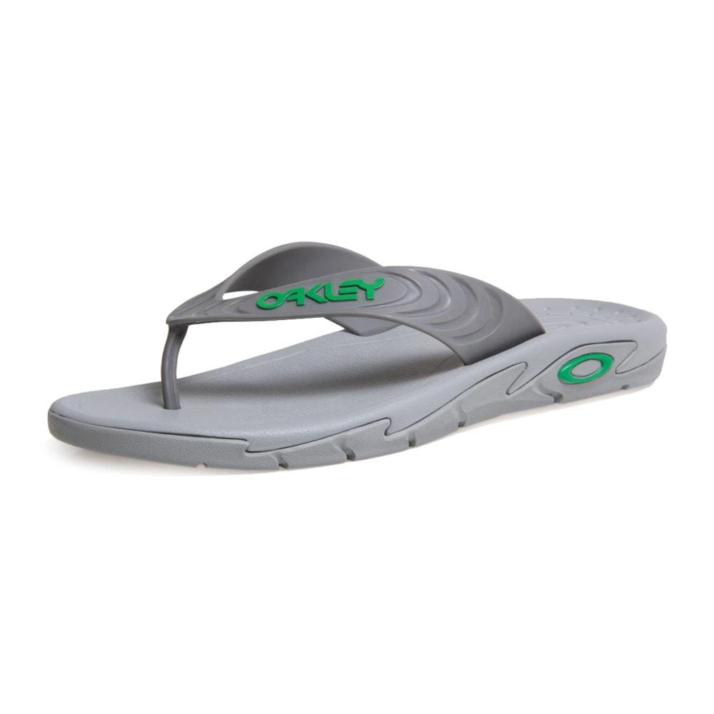 Chinelo Oakley Crowd B1B Gray Green Cinza 3
