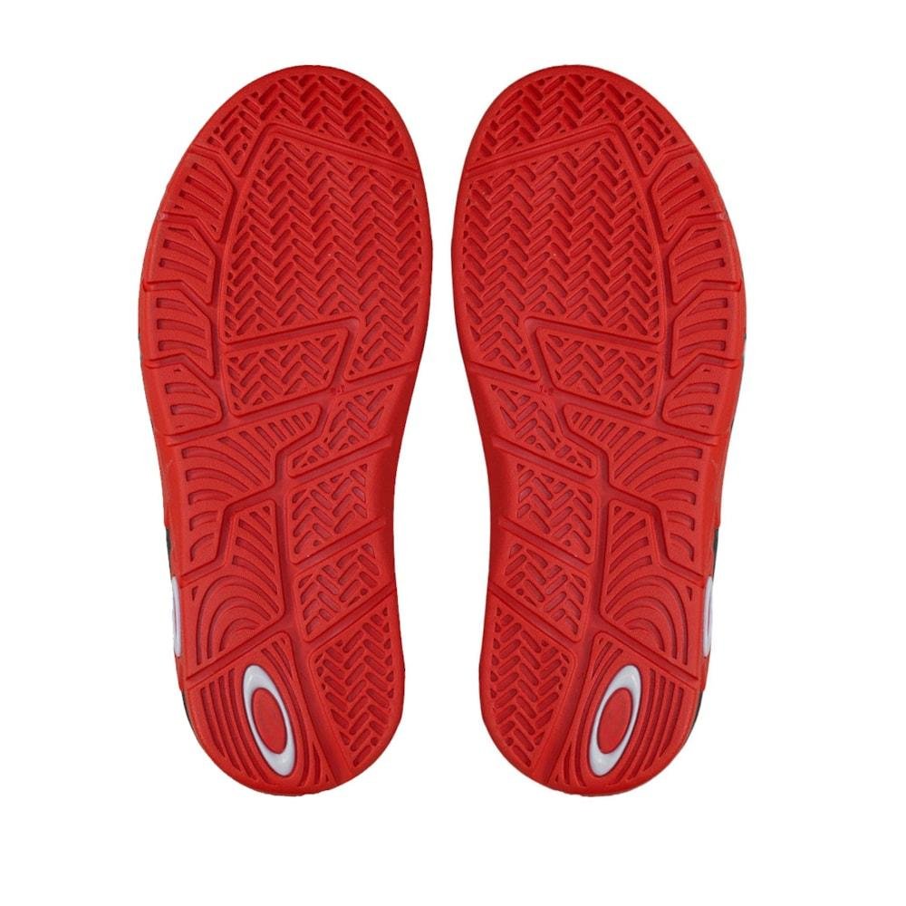 Chinelo Oakley Crowd Grenadine Preto/Vermelho 3