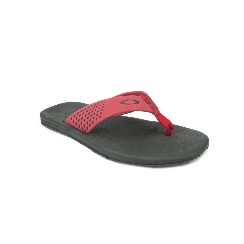 Chinelo Masculino Oakley Lines Preto Vermelho Preto/Vermelho 3