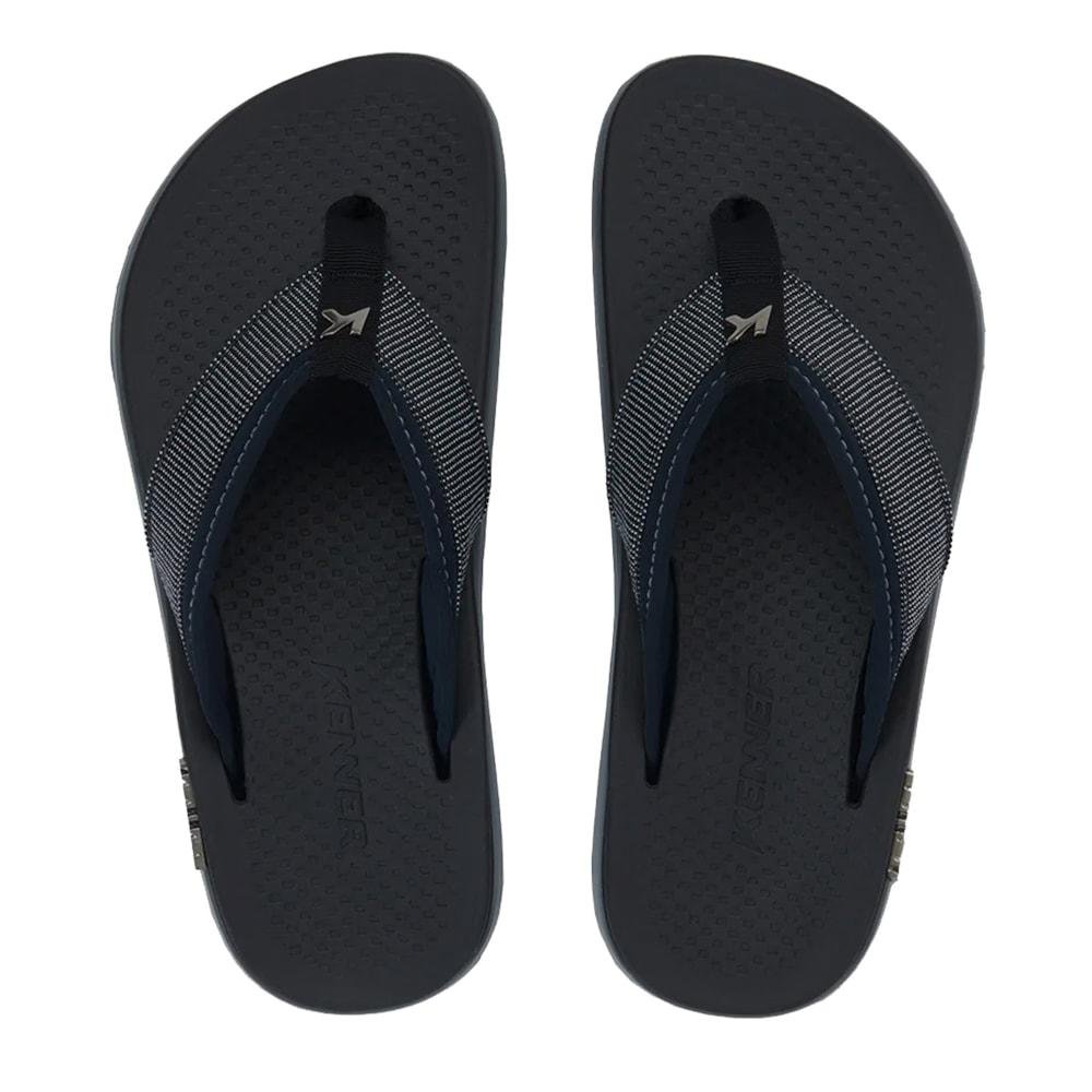 Chinelo Kenner Kivah K-Pro Preto Cinza