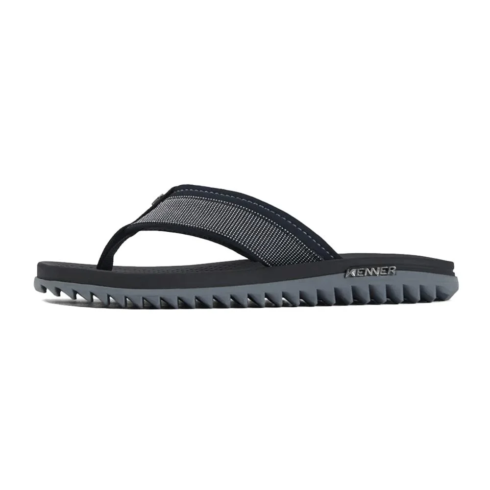 Chinelo Kenner Kivah K-Pro Preto Cinza Preto 2