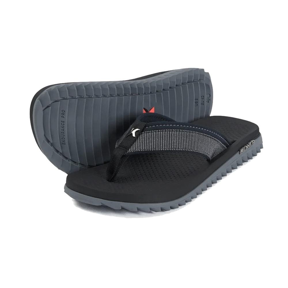 Chinelo Kenner Kivah K-Pro Preto Cinza Preto 3