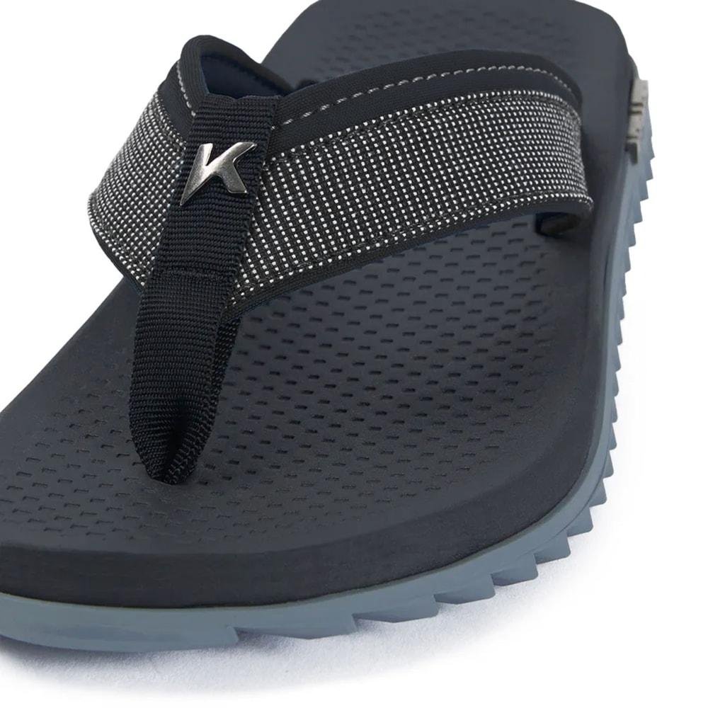 Chinelo Kenner Kivah K-Pro Preto Cinza Preto 4