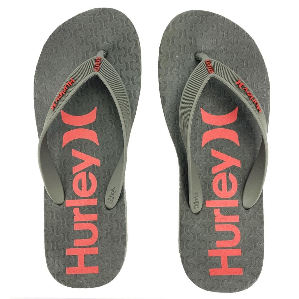 Chinelo Hurley Only e Only Cinza e Vermelho