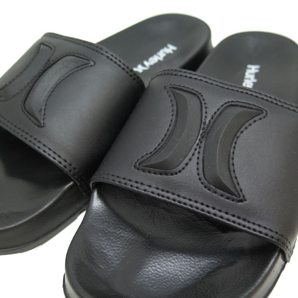 Chinelo Hurley Slide Icon 2 Preto Preto 3