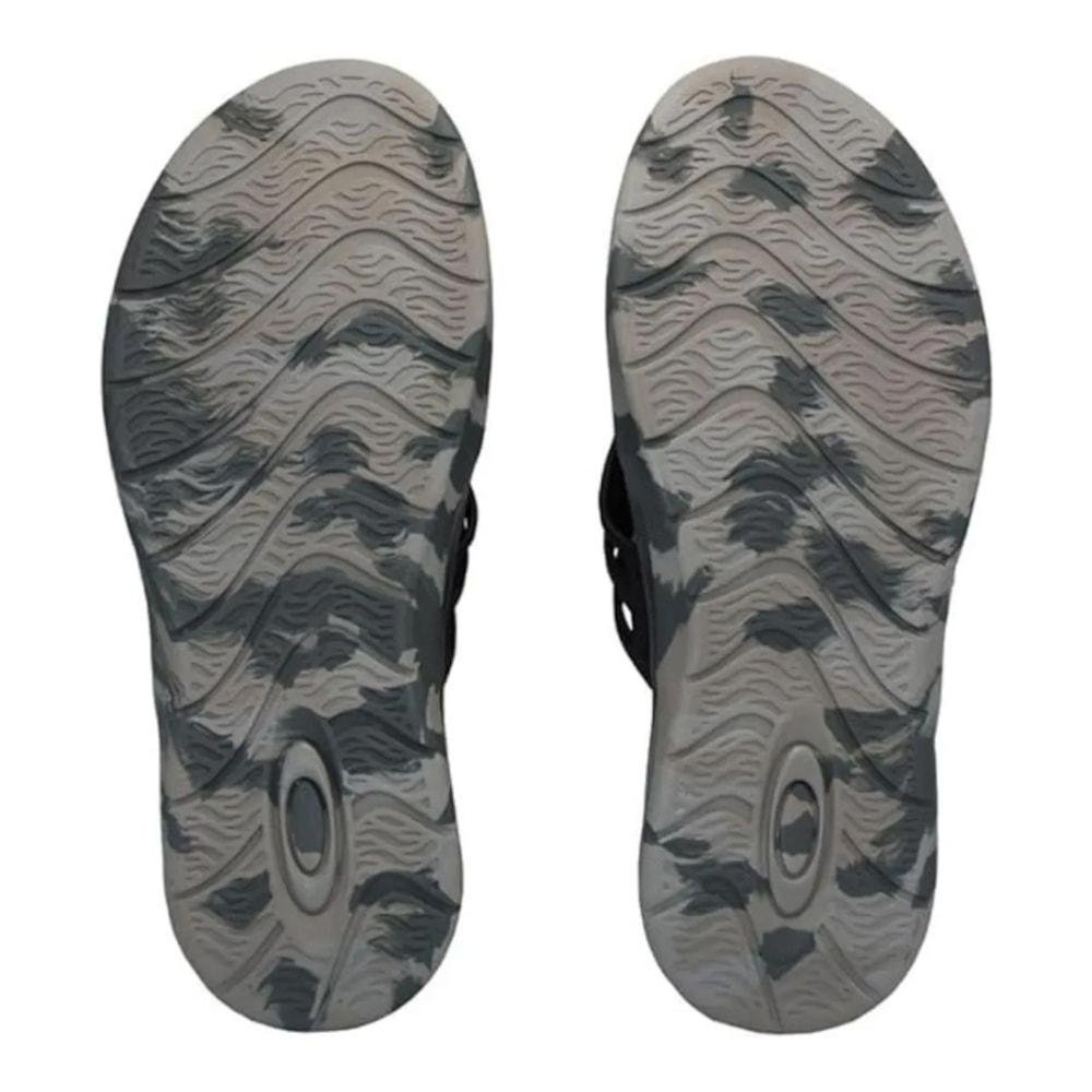 Chinelo Oakley Killer Point II Camo Jet Black Preto 3