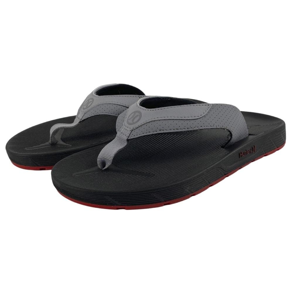 Chinelo Hurley Deck X-Fuse Vermelho Cinza Cinza 2