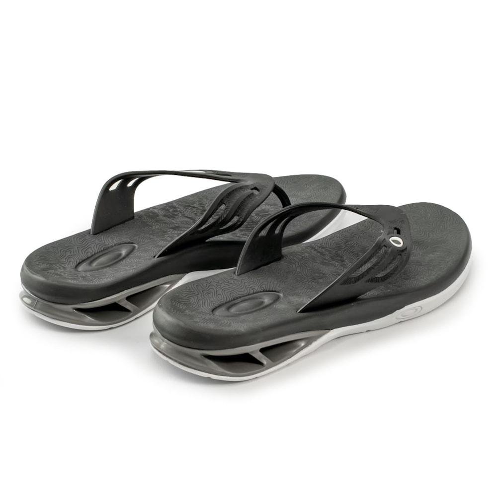 Chinelo Oakley Killer Point II Preto Branco Preto 3