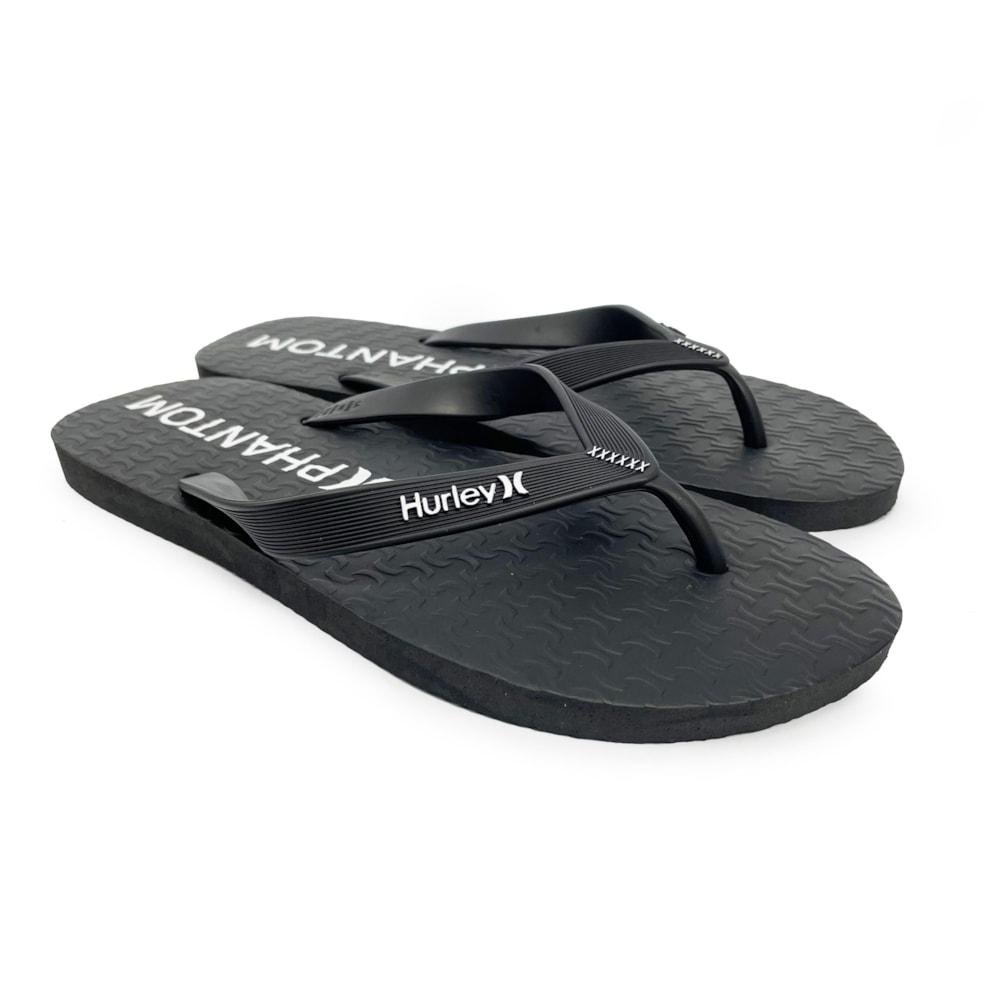 Chinelo Hurley Phantom Preto Preto 2