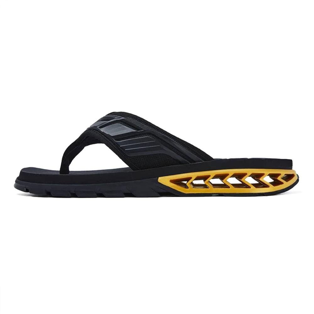 Chinelo Kenner Rakka Full Force L7 Preto Dourado Preto 3