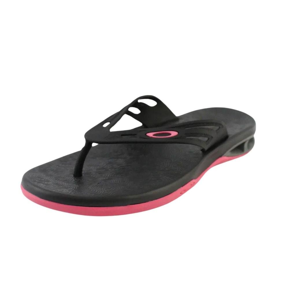 Chinelo Oakley Killer Point II Neon Pink Preto 2