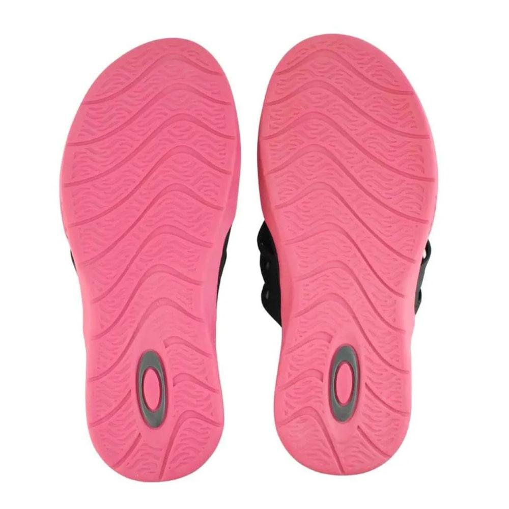 Chinelo Oakley Killer Point II Neon Pink Preto 3