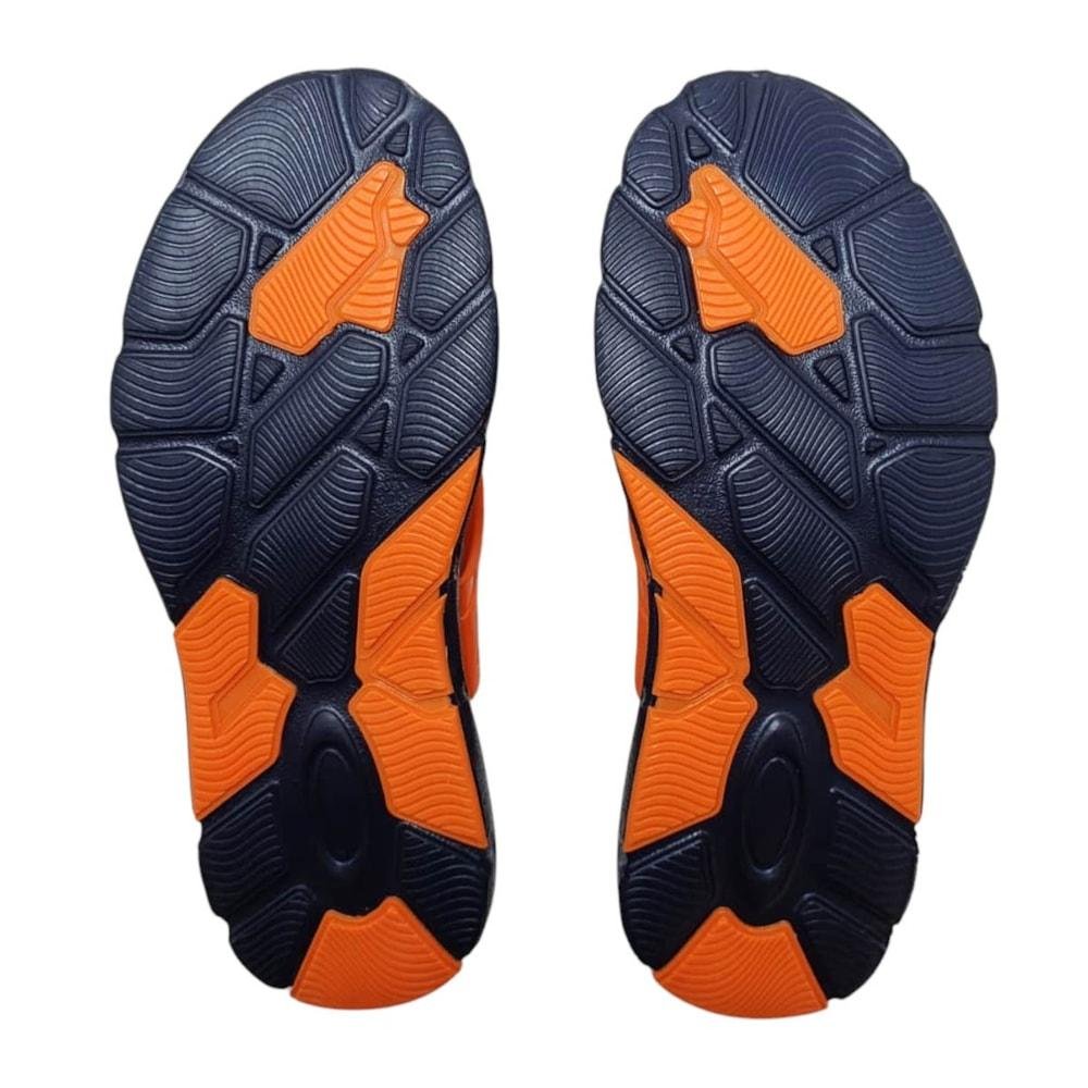 Chinelo Oakley Raptor Marinho e Laranja Azul 4