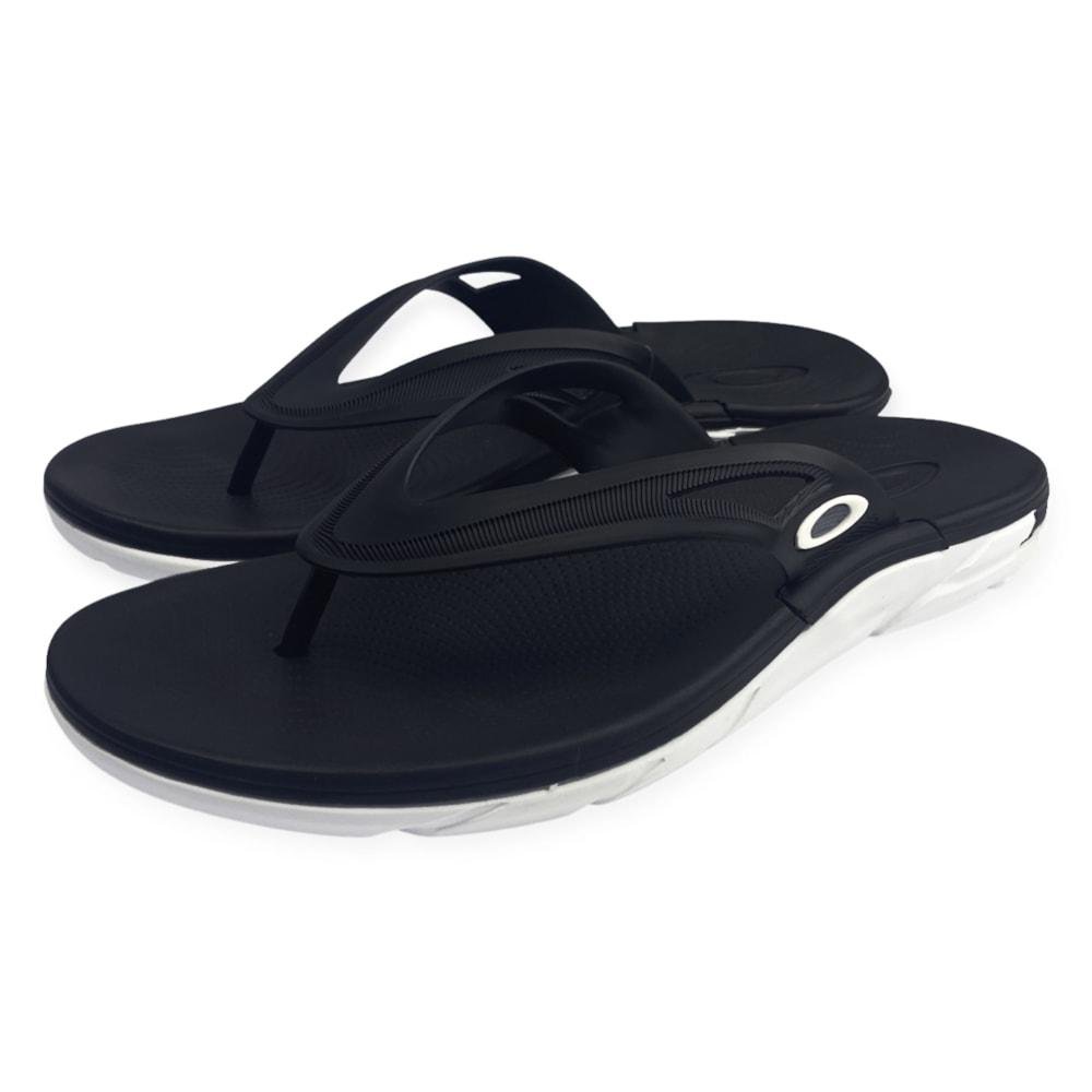 Chinelo Oakley Rest II Preto Preto 2