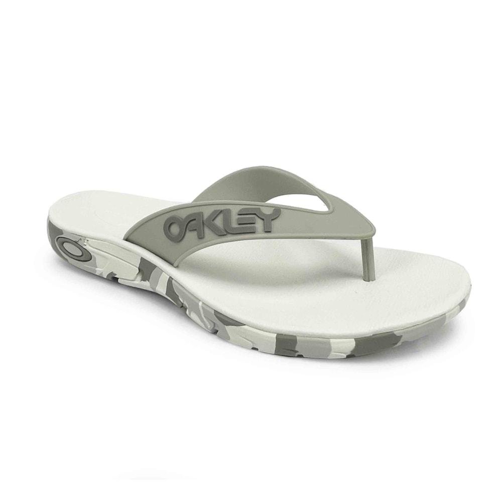 Chinelo Oakley Rest Mark 2 Camo Light Grey Cinza 2