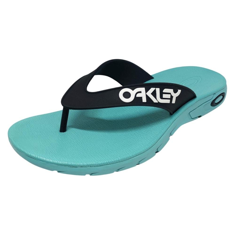 Chinelo Oakley Rest Mark II Turquoise Azul 2