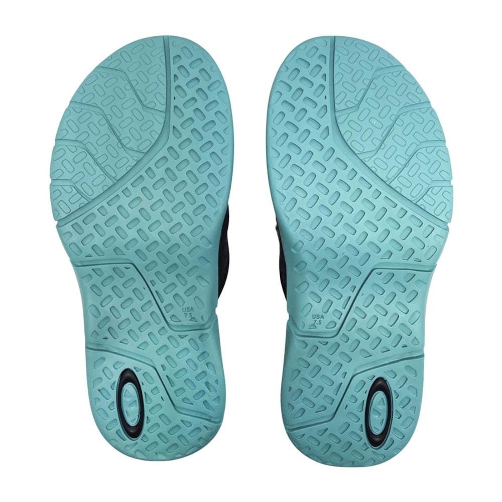 Chinelo Oakley Rest Mark II Turquoise Azul 3