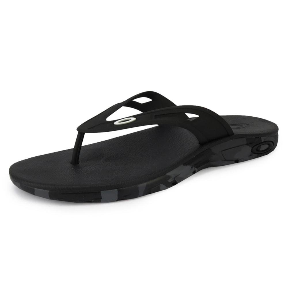 Chinelo Oakley Rest Camo Black Camo Preto Preto 2
