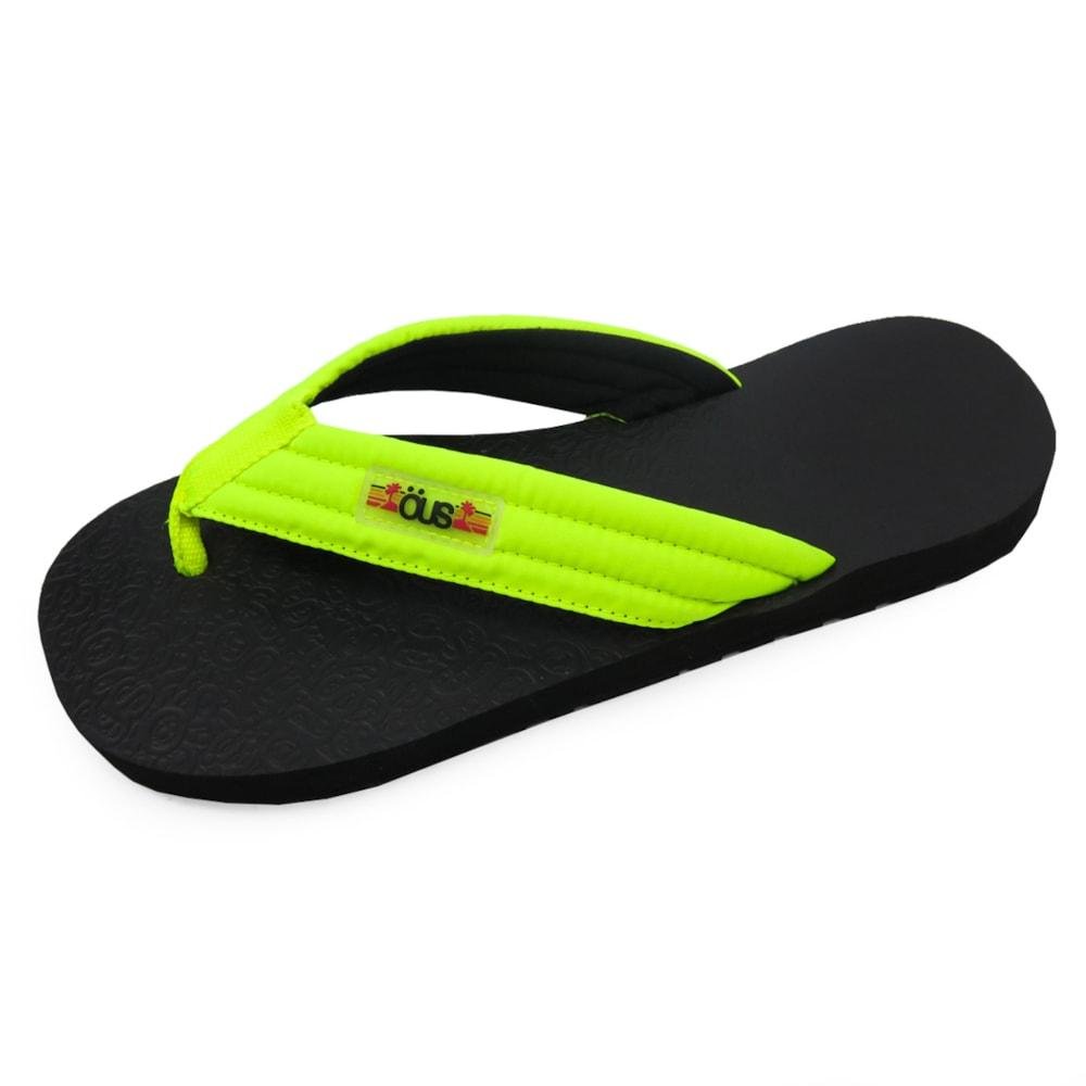Chinelo Ous OAMF Bomb Preto e Verde Neon Preto/Verde 2