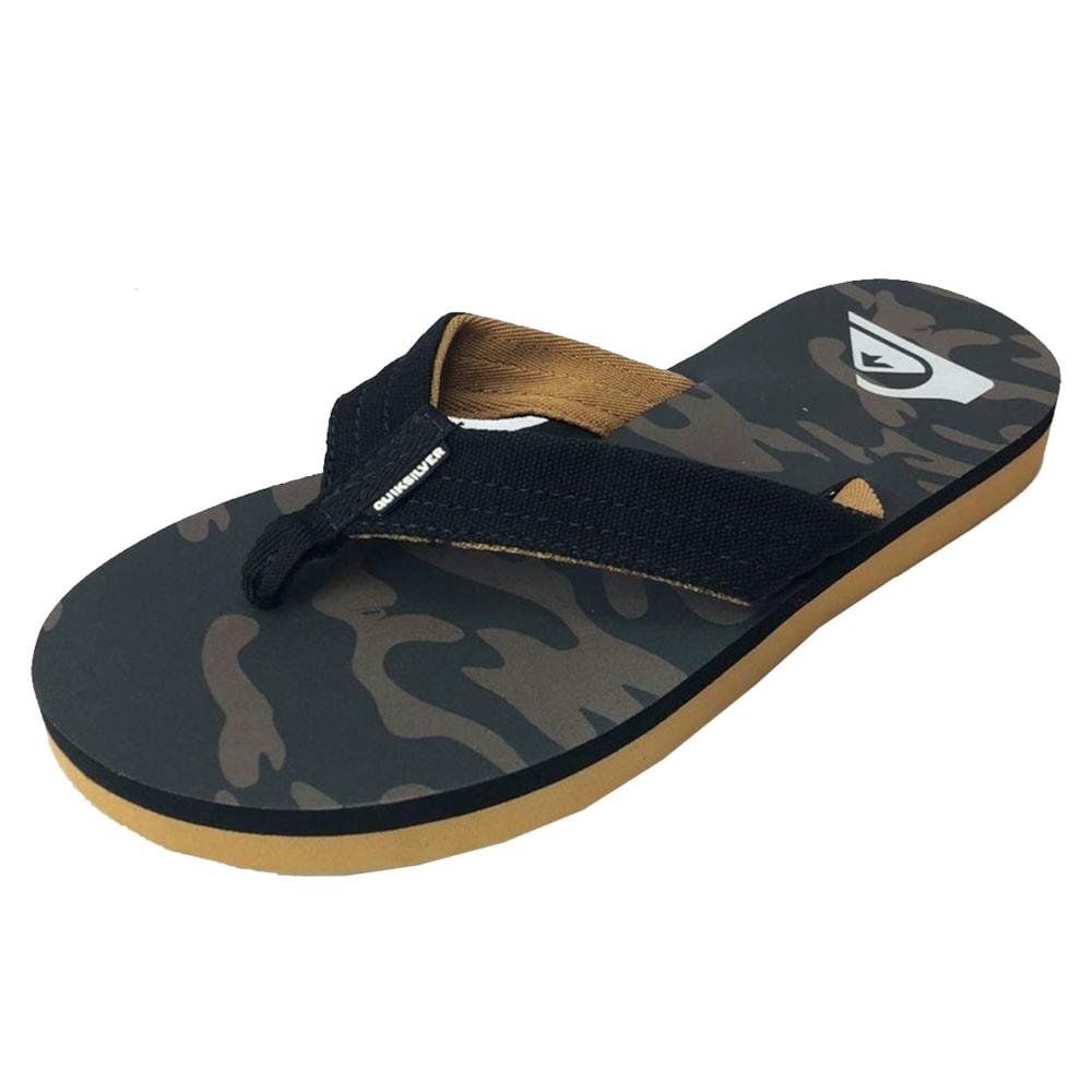 Chinelo Quiksilver Carver Print Camo Preto 2