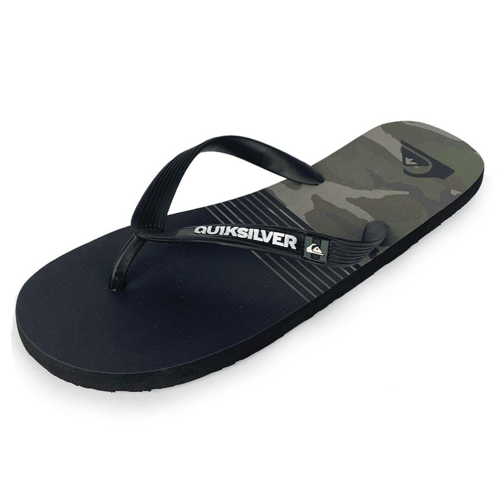 Chinelo Quiksilver Everyday Pack Preto Camo Preto 2