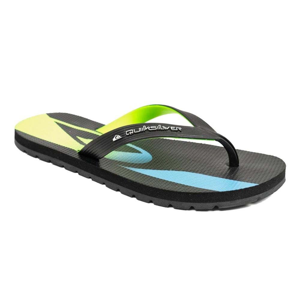 Chinelo Quiksilver Layback Rubber Holmes Preto Preto 2