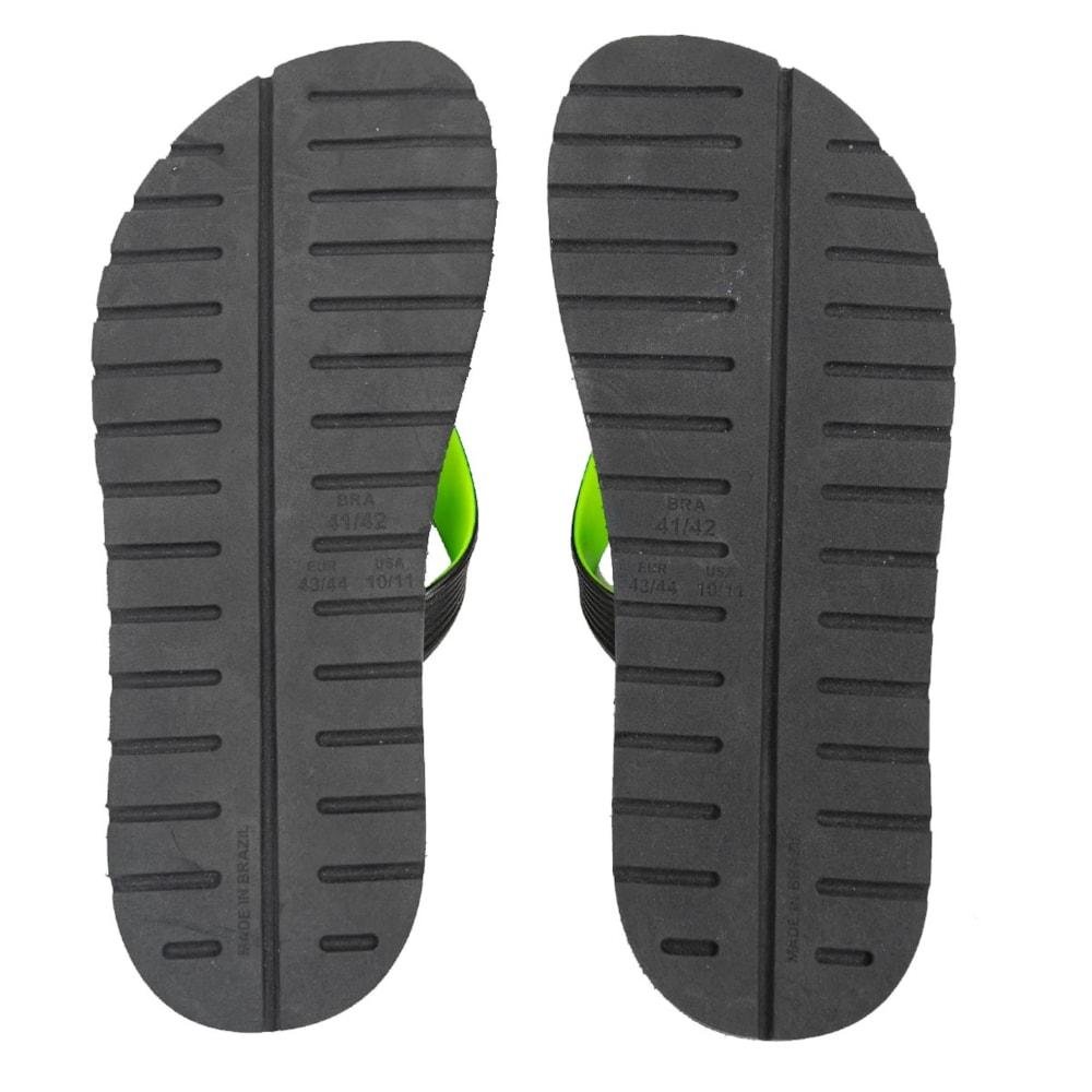 Chinelo Quiksilver Layback Rubber Holmes Preto Preto 3