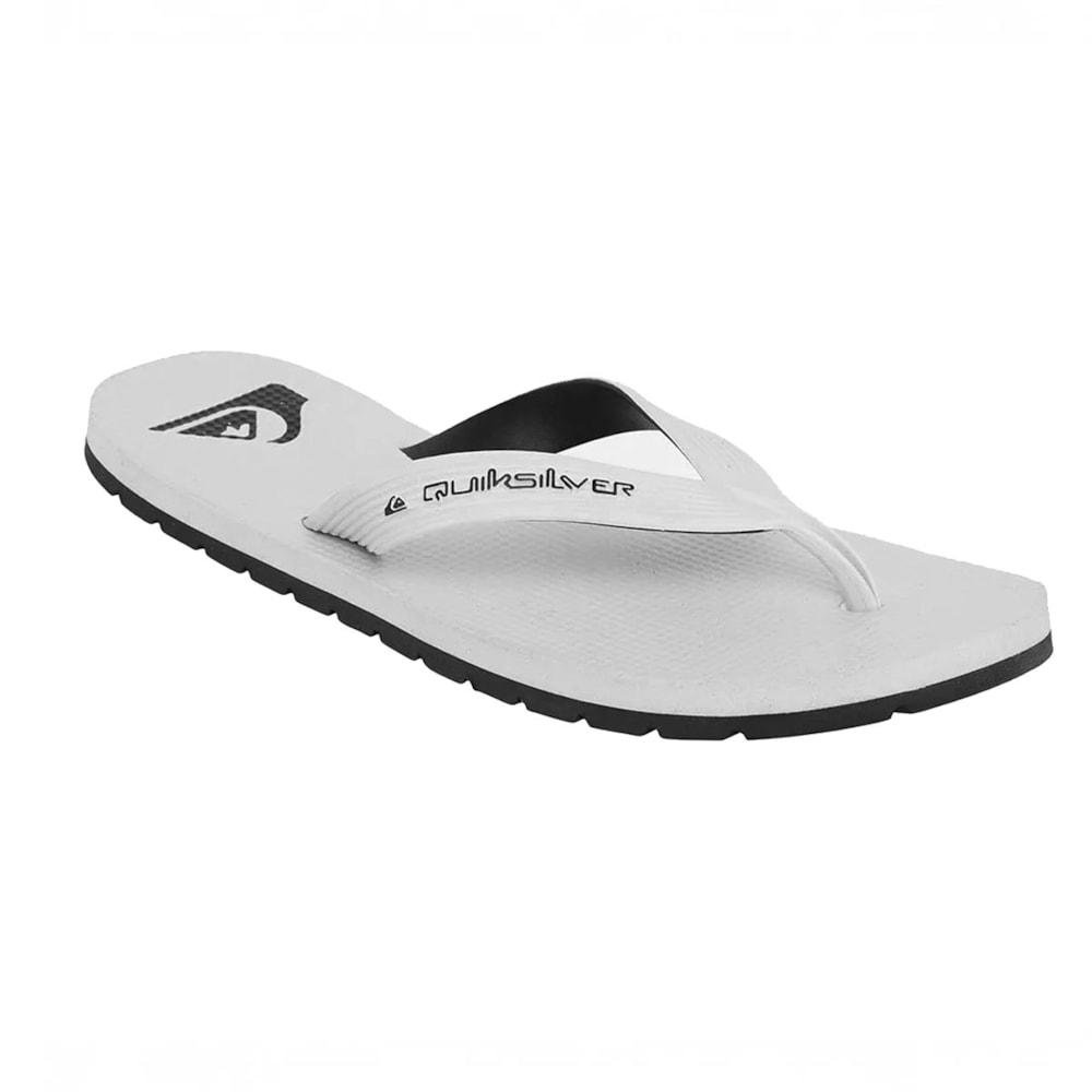 Chinelo Quiksilver Layback Rubber Ocean Branco Branco 2