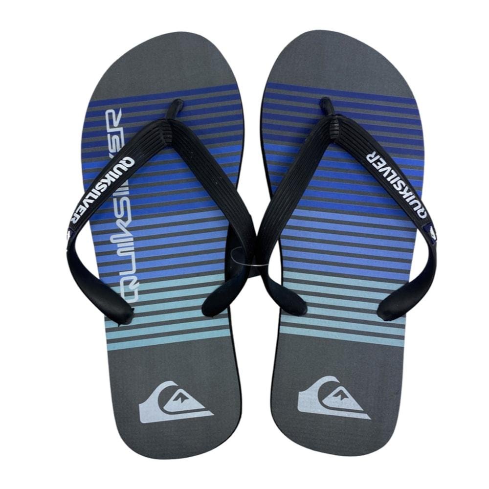 Chinelo Quiksilver Malokai Point Break Cinza Escuro
