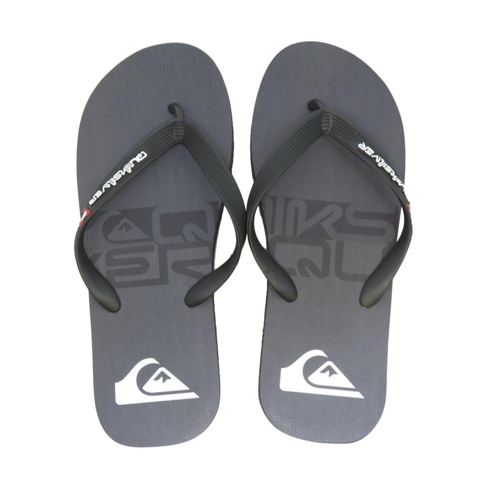 Chinelo Quiksilver Molikai Word Branco