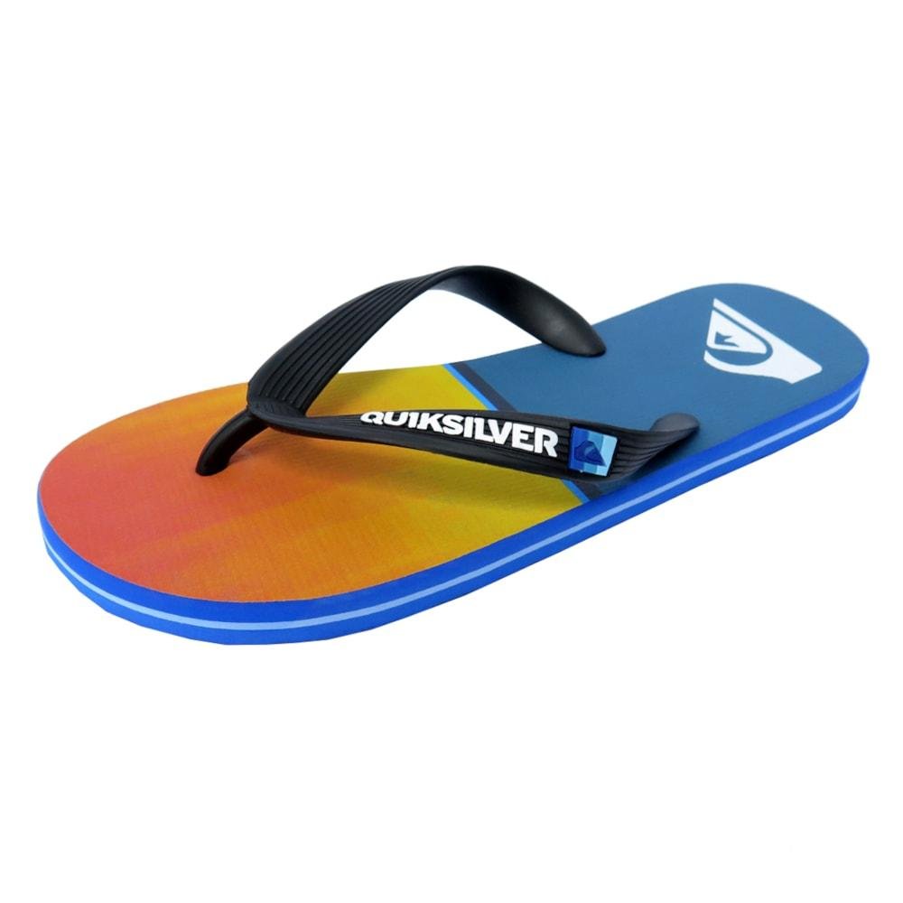 Chinelo Quiksilver Molokai Division Azul e Laranja Azul/Laranja 2