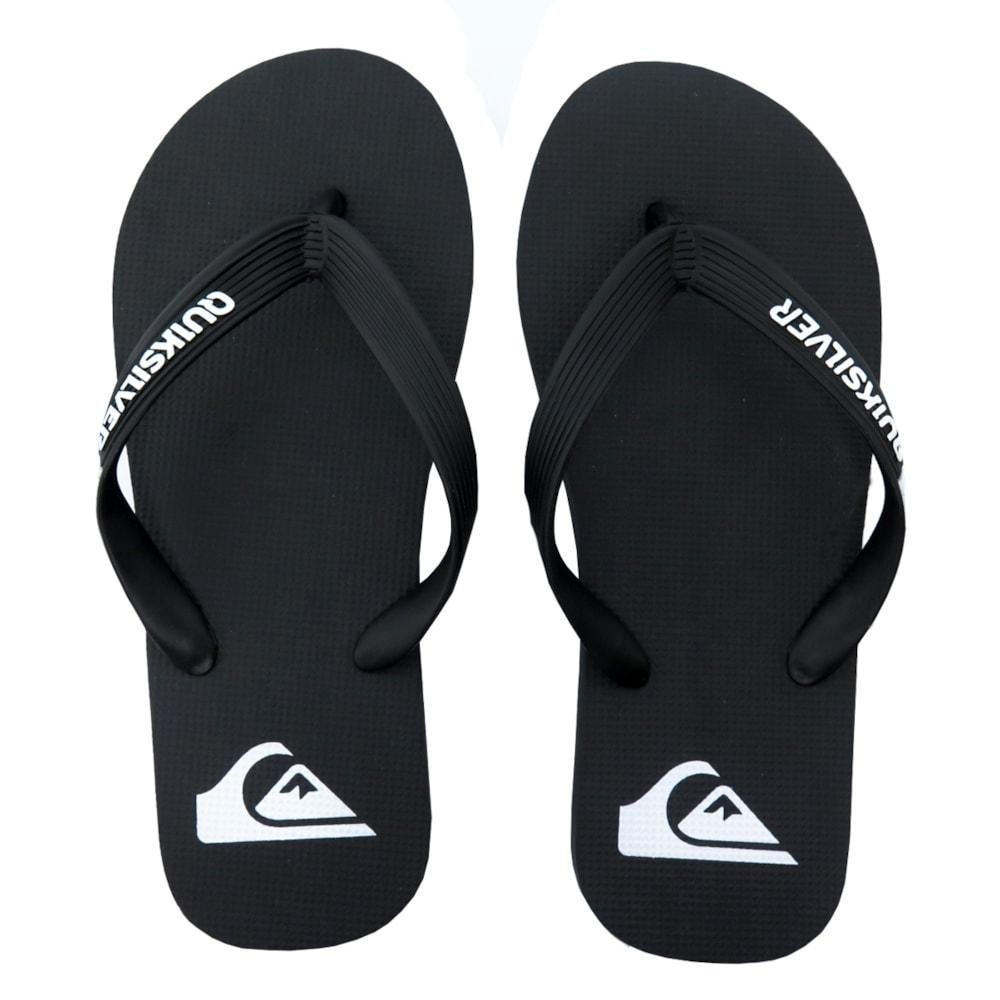 Chinelo Quiksilver Molokai ID Preto e Branco
