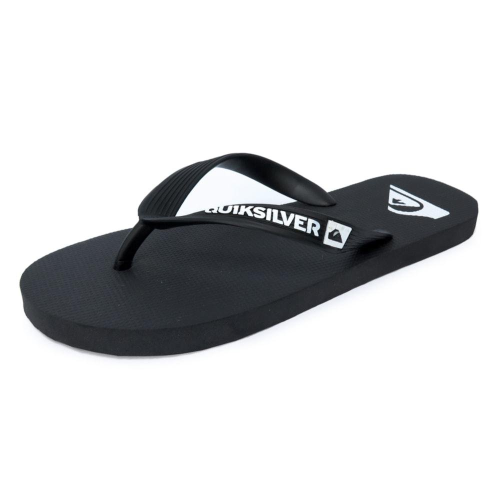 Chinelo Quiksilver Molokai ID Preto e Branco Preto/Branco 2