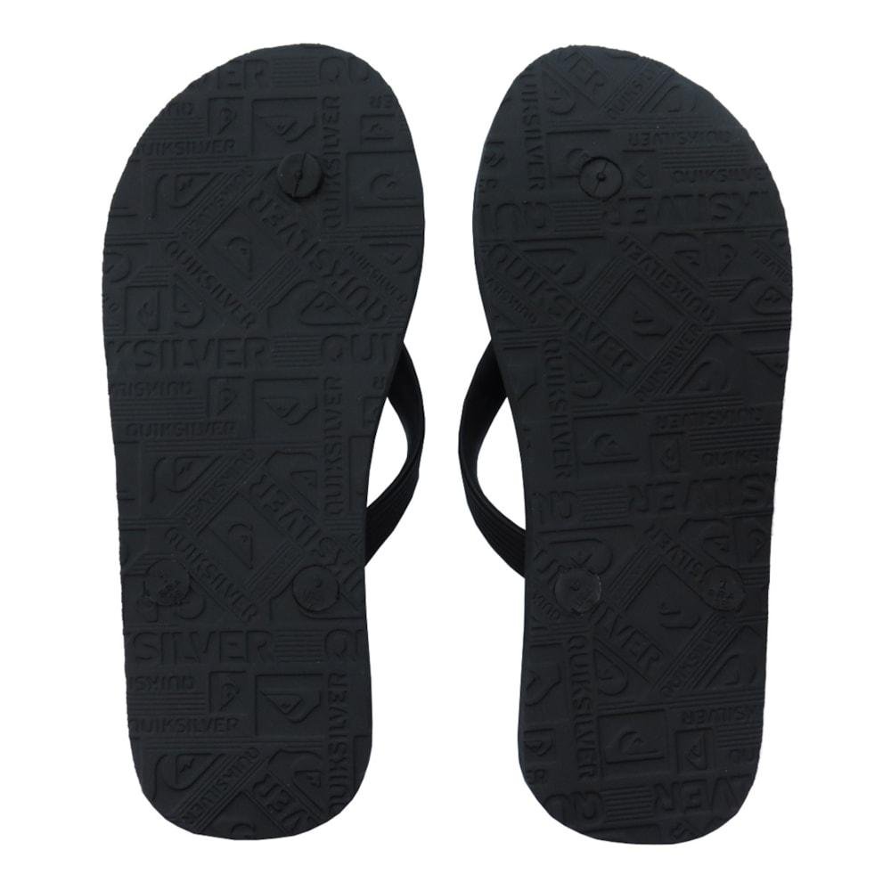 Chinelo Quiksilver Molokai ID Preto e Branco Preto/Branco 3
