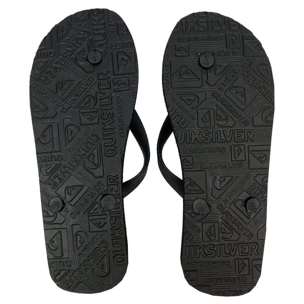 Chinelo Quiksilver Molokai Neon Preto Preto 3